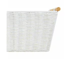 Rectangle Bamboo Handle Basket - Anko