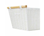 Rectangle Bamboo Handle Basket - Anko