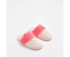 Target Girls Youth Chenille Slipper Scuffs - Pink