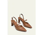 Jo Mercer Women's Karina Mid Heels Shoes - Tan
