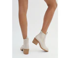 Jo Mercer Women's Ayla Mid Ankle Boots - Bone