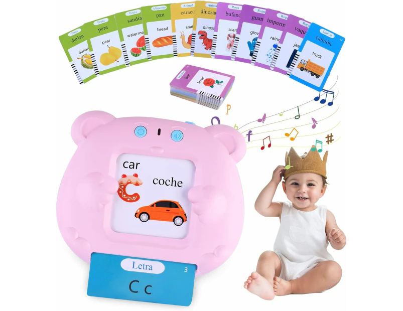 510 Words Talking Flash Cards Educational Toys Speech Pocket Learning Montessori