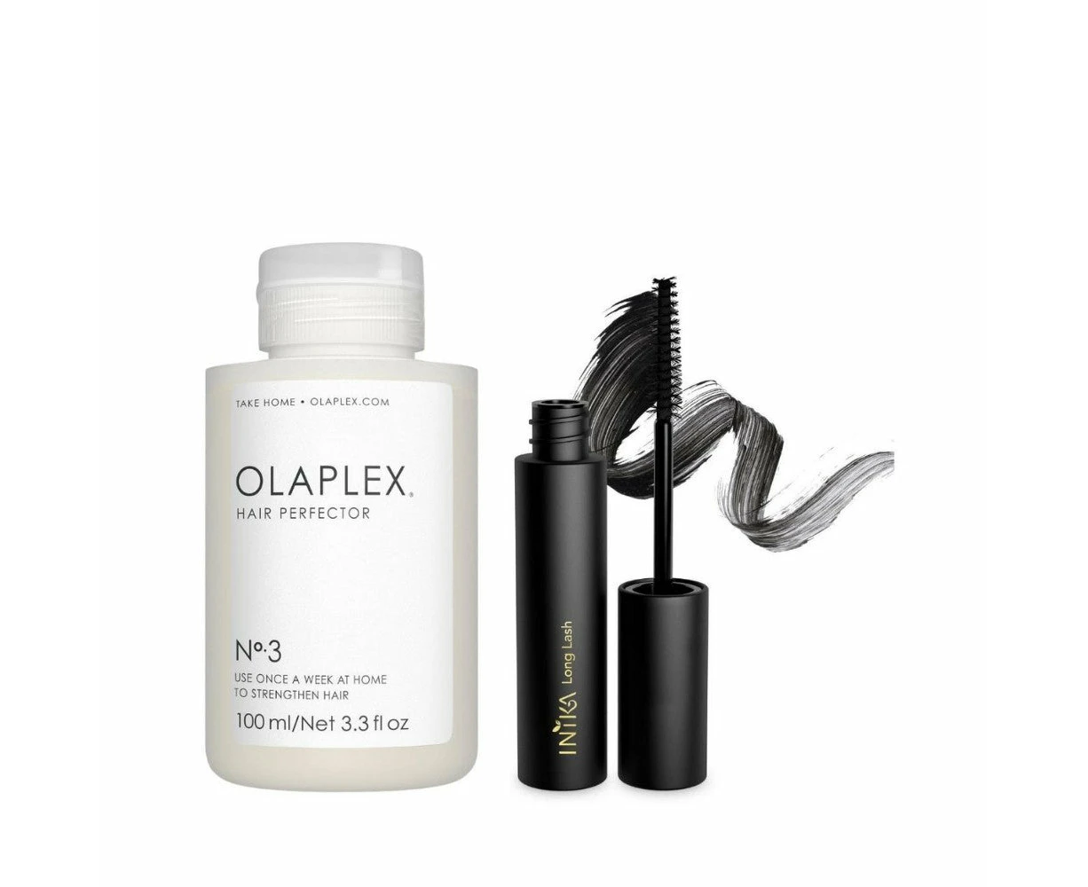 Olaplex & Inika Organic Hair Perfector No.3 + Black Mascara Kit