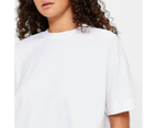 Target Boxy Crop T-Shirt - White