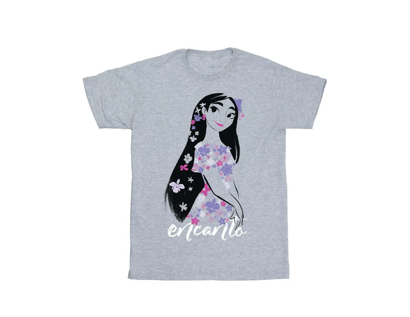 Disney Girls Encanto Isabela Cotton T-Shirt (Sports Grey) - BI17571