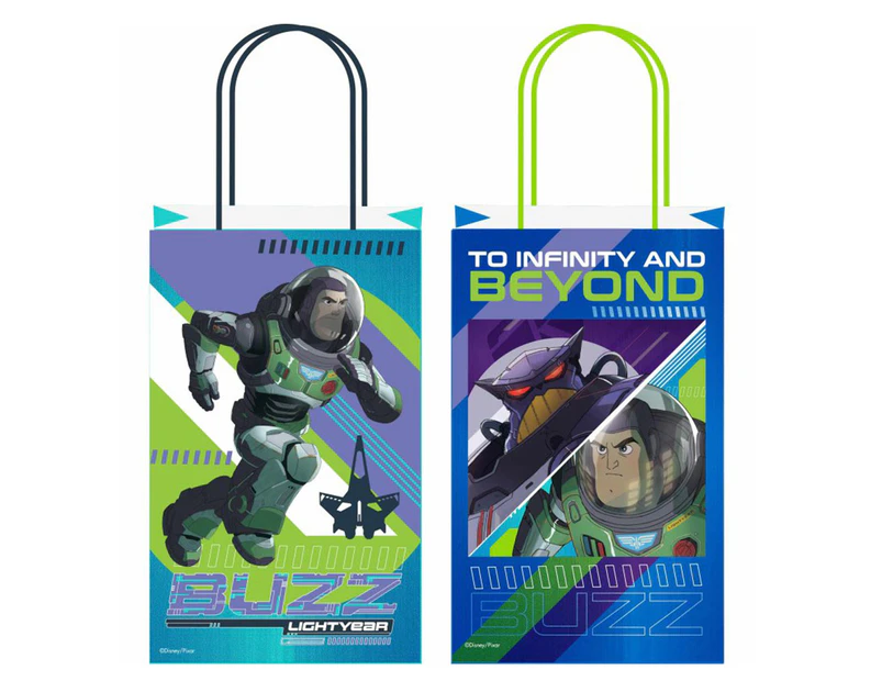 Buzz Lightyear Paper Loot Kraft Bags 8 Pack