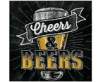 Australia Day Cheers & Beers Beverage Napkins 16 Pack