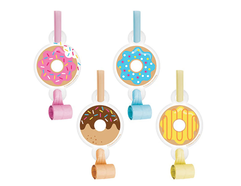 Donut Time Blowouts with Medallions 8 Pack