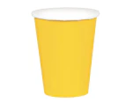 Sunshine Yellow Paper Cups 20 Pack