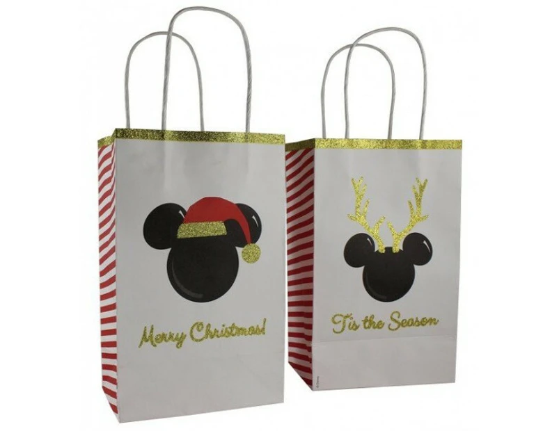 Disney Christmas Treat Loot Favour Bags 6 Pack