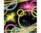 Glow Party Lunch Napkins 16 Pack