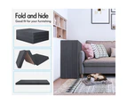 S.E. Folding Mattress Foldable Fabric Sofa Lounge Chair Foam Portable 190x79cm