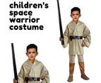 Childrens Space Warrior Costume Jedi Party Master Boys Kids