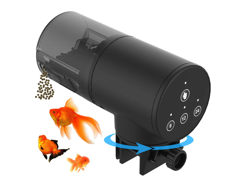 ADVWIN Automatic Fish Feeder Aquarium Timer Food Dispenser Large Capacity