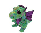 TY Beanie Boos Cinder Green Dragon Beanie Baby - New, With Tags
