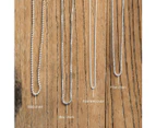 Palas - Silver Fine Ball & Bead Chain N/L 90cm