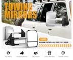 SAN HIMA Pair Towing Mirrors for Nissan Patrol GU Y61 Cab Chassis 1997-2016