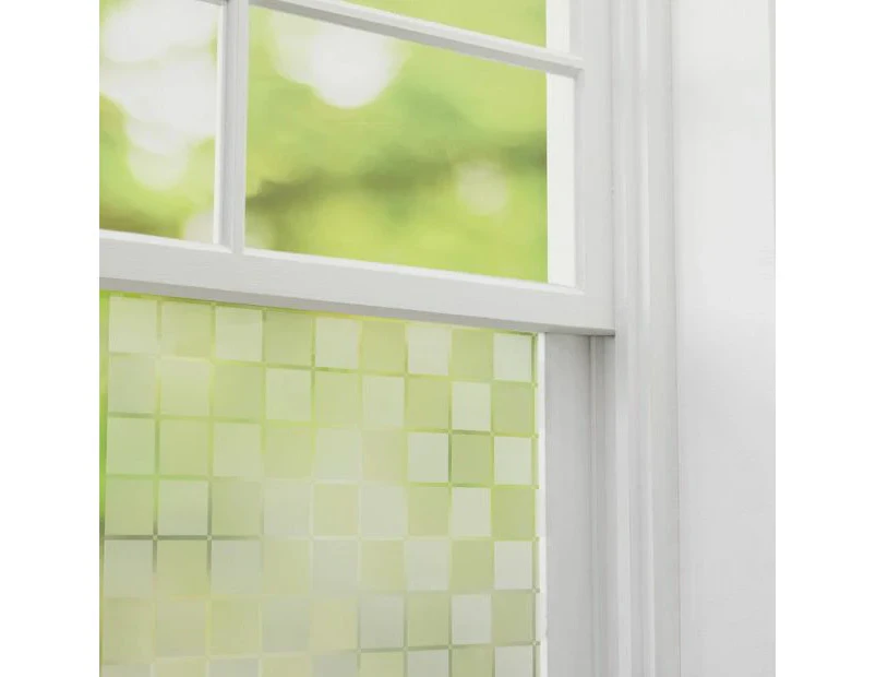 Removable Checkerboard Window Film - Anko