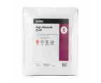 High Warmth Quilt, King Bed - Anko - White