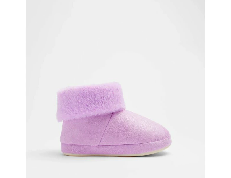Target Girls Youth Turn Down Glitter Slippers - Pink