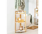 Bamboo Corner Shelf, 3 Tier - Anko