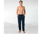Mitch Dowd - Men's Roland Check Cotton Flannel Sleep Pant - Navy