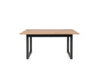 Denver Dining Table Modern Extendable 160-200cm Dining Furniture oak & black