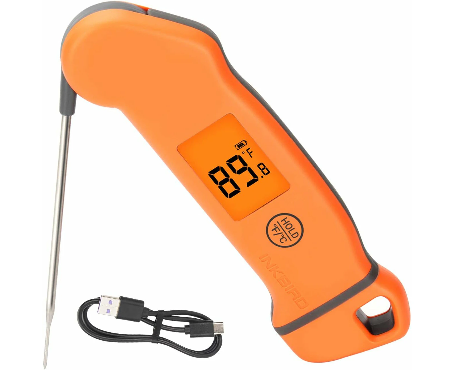 INKBIRD IHT-1S Meat Thermometer  Instant-read fast read Digital BBQ Thermometer 2-3s Readout Waterproof IP67  fast-read Magnet Cooking Grill Candy