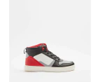 Target Boys Senior Hi Top Sneaker - Red