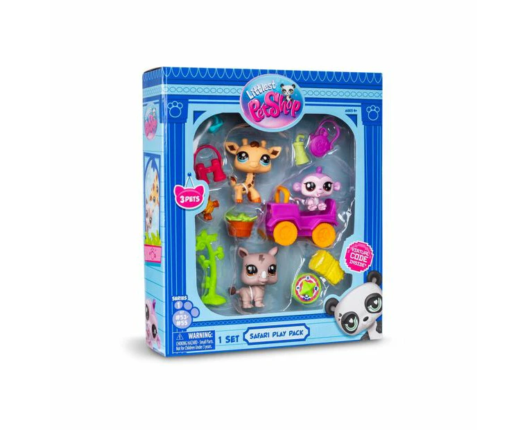 Littlest Pet Shop Safari Play Pack with Virtual Code