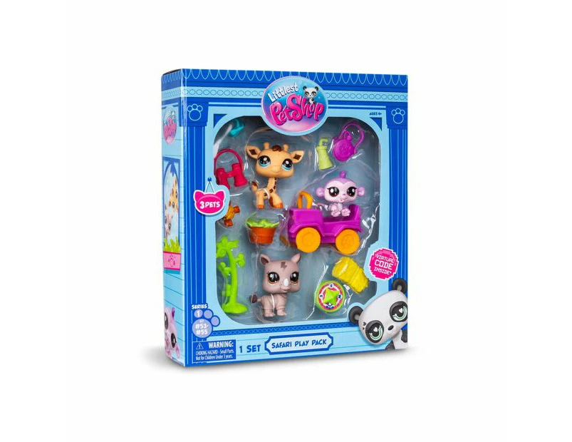 Littlest Pet Shop Safari Play Pack with Virtual Code