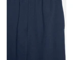 Target Fleece School Cuffed Trackpants - Blue
