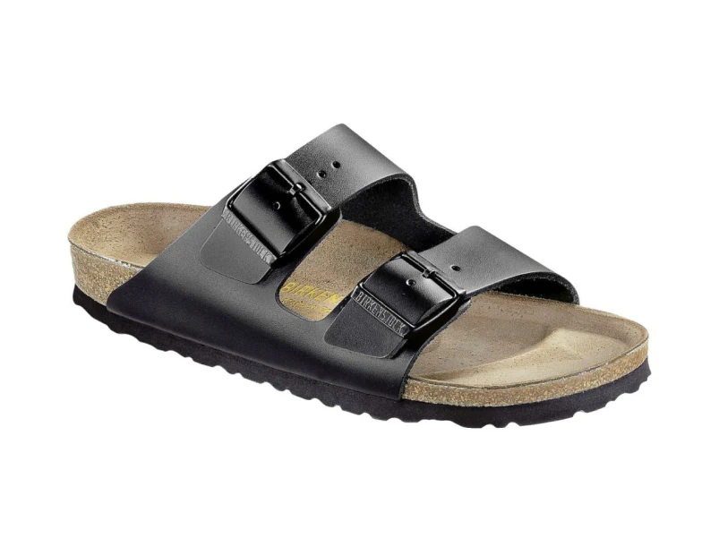 Birkenstock Arizona Natural Leather Regular Fit Sandal (Black) - 36