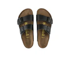 Birkenstock Arizona Natural Leather Regular Fit Sandal (Black) - 36