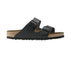 Birkenstock Arizona Natural Leather Regular Fit Sandal (Black) - 36