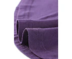 Cheibear Pajama V Neck Nightdress Stretchy Lounge Cami Dress Purple