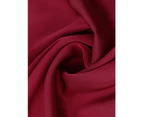 Cheibear Satin Cami Silky Strap Top Lounge Pajama Camisole Red