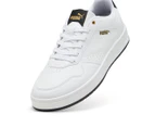 Puma Unisex Court Classic Sneakers - Puma White/Puma Black/Puma Gold