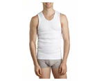 Mens Bonds 6 Pack White Chesty Athletic Singlets Cotton - White