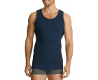 Bonds Mens 6 x Pack Of Chesty Cotton Singlets Cotton - Navy