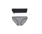 9 x Bonds Womens Hipster Bikini Underwear Briefs Black & White Cotton - Multi