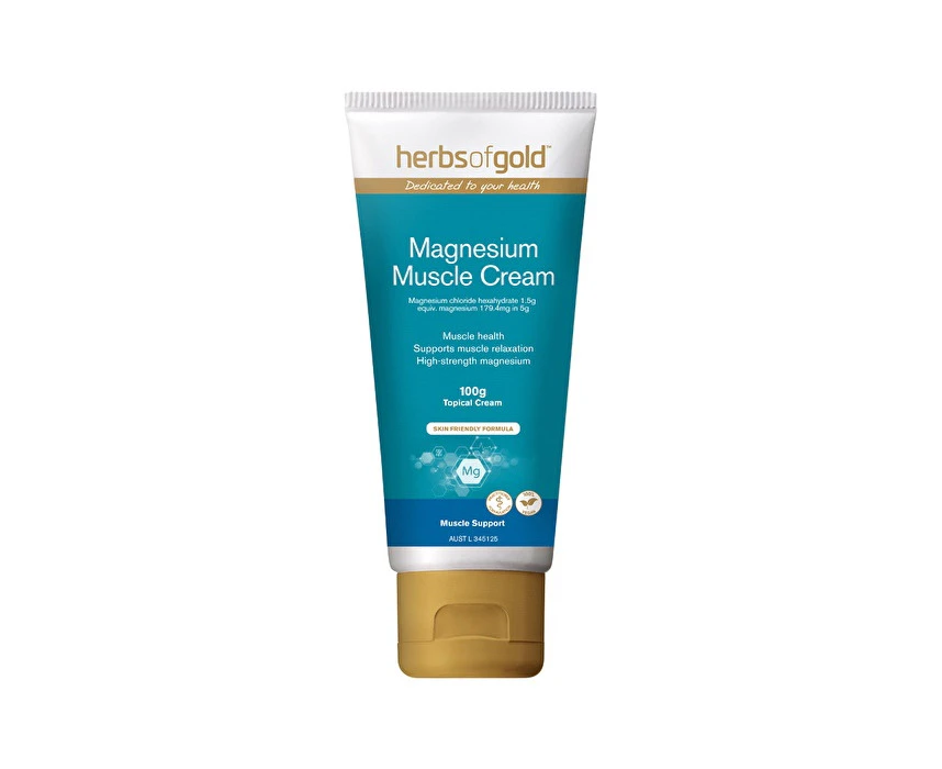 Herbs of Gold Magnesium Muscle Cream 100g