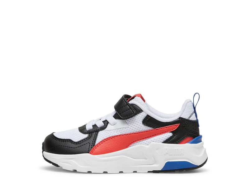 Puma Boys' Trinity Lite Sneakers - Puma White/Active Red/Puma Black