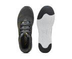 Puma Unisex SoftRide Astro Slip-On Running Shoes - Shadow Grey/Yellow Sizzle/Puma White/Black