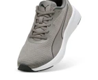 Puma Unisex Flyer Lite Running Shoes - Cast Iron/Puma White