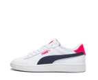 Puma Youth Boys' Smash 3.0 Sneakers - Puma White/Puma Navy/For All Time Red