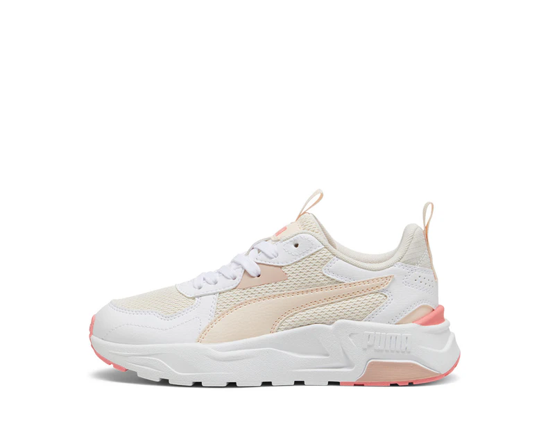 Puma Youth Girls' Trinity Lite Sneakers - Sugared Almond/Rosebay/Puma White