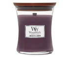 WoodWick 274g Scented Fragrance Soy Wax Candle Amethyst & Amber Medium Purple