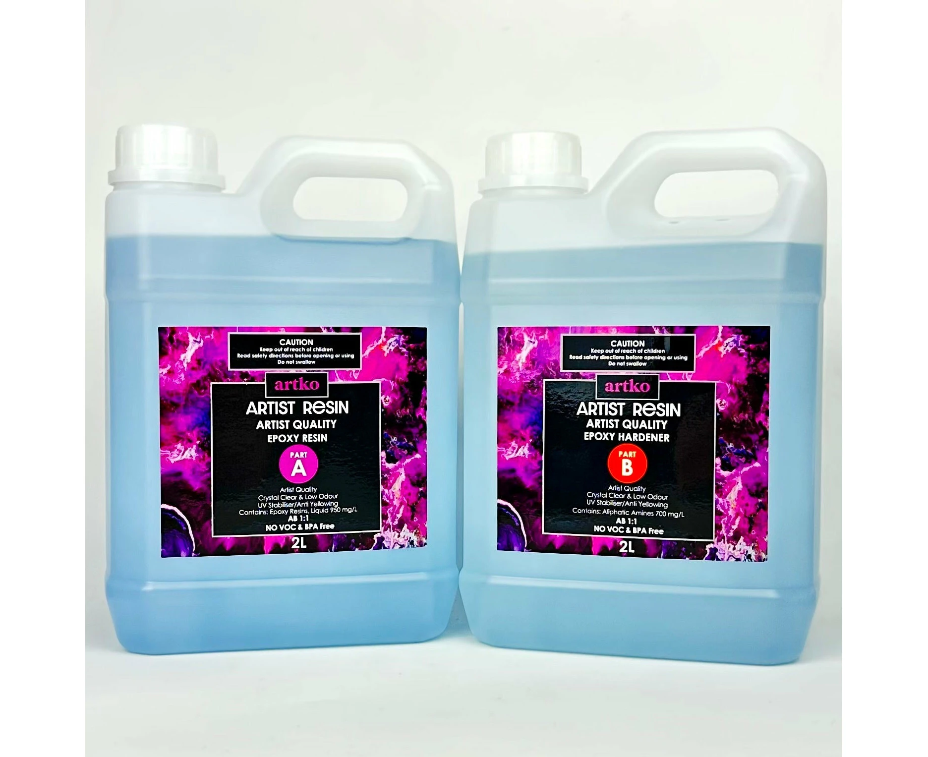 Artist 4 litre Epoxy Resin - Artist Quality 1:1 Ratio