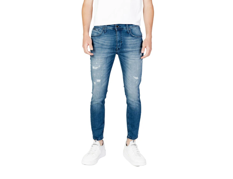 Antony Morato Blue Jeans with Front and Back Pockets - Blue